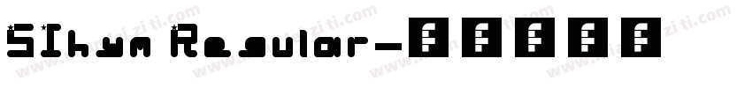 SIhym Regular字体转换